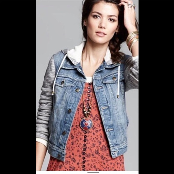 Free People Jackets & Blazers - Free people jean jacket size small